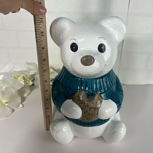 Asia Master Bear Cookie Jar 11" - Picture 2 of 7